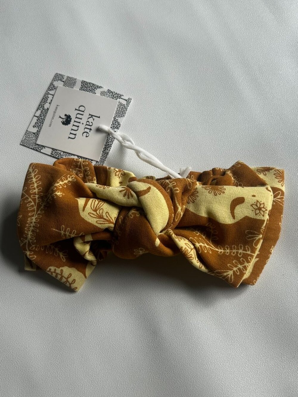 NWT Kate Quinn 12-24M Buffalo Vine Bow Headband 70s Ranch Fall